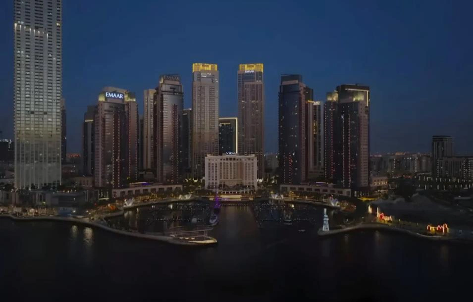 Modern exterior view of ARLO by EMAAR in Dubai Creek Harbour