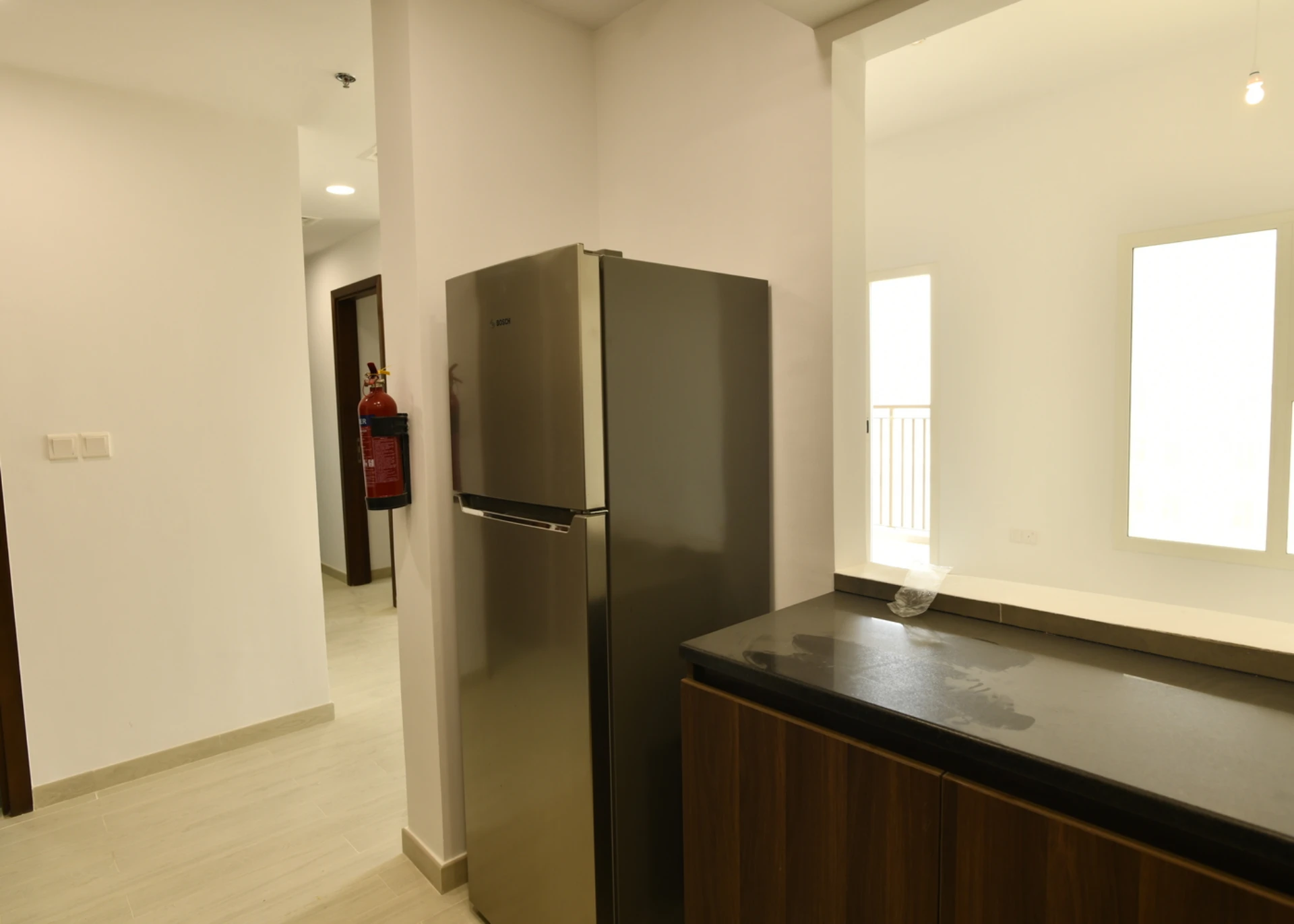 Additional view of the kitchen in a 2-bedroom apartment for sale in Al Rimth 13, Remraam, Dubai.