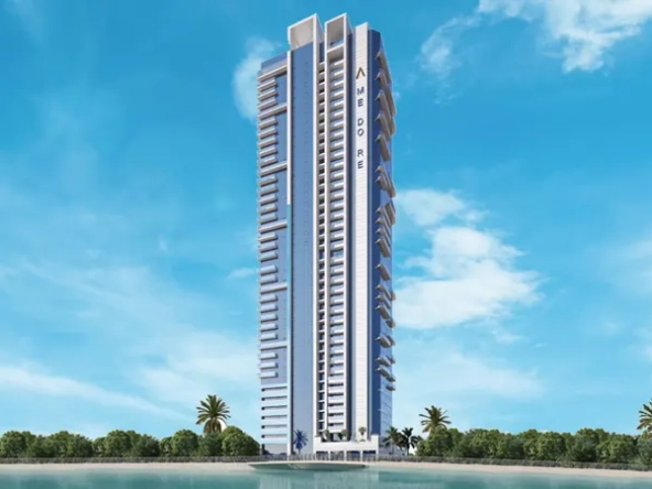 Exterior view of Me Do Re at Jumeirah Lake Towers, an off-plan project by Me Do Re Properties.