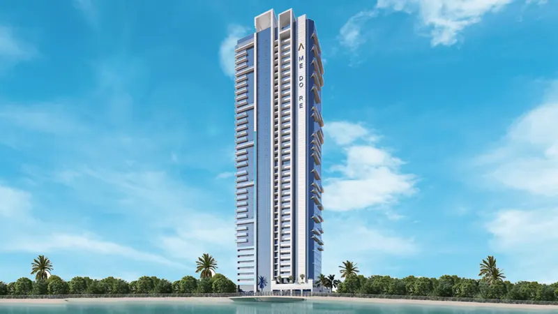 Exterior view of Me Do Re at Jumeirah Lake Towers, an off-plan project by Me Do Re Properties.