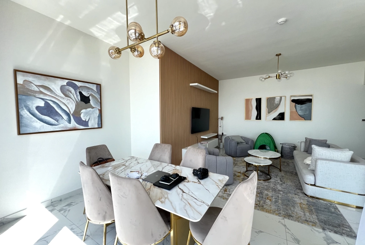 Interior view of a resale 3-bedroom apartment in Amna Al Habtoor, Dubai.