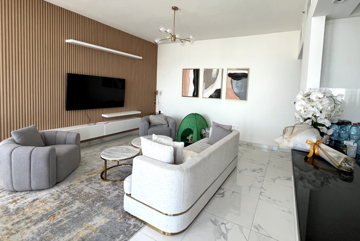 Interior view of a resale 3-bedroom apartment in Amna Al Habtoor, Dubai.