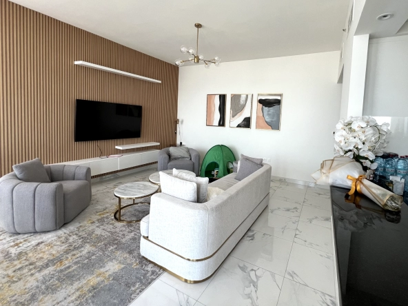 Interior view of a resale 3-bedroom apartment in Amna Al Habtoor, Dubai.